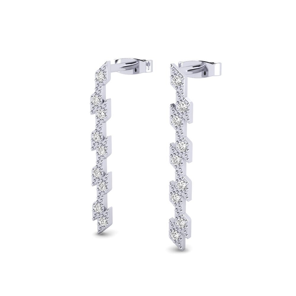 Đá Moissanite Bông tai nữ Fantome