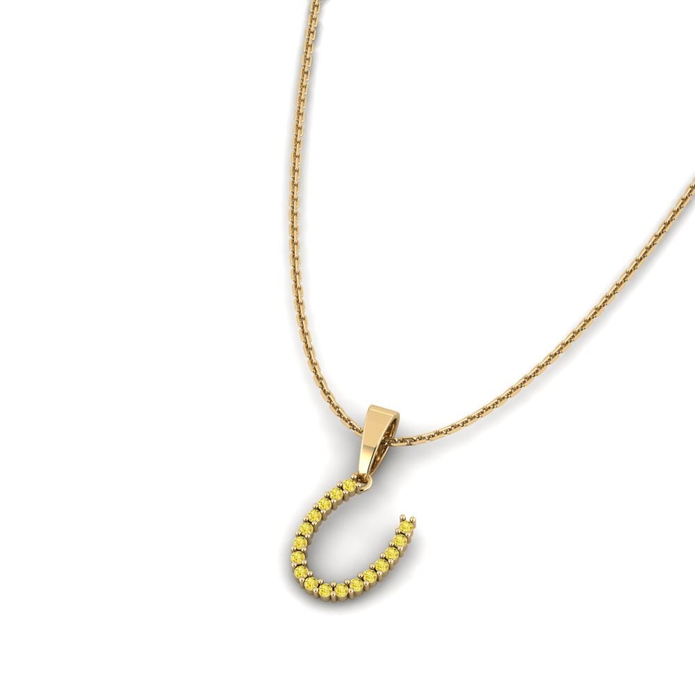Yellow Sapphire Women's Pendant Fariabele