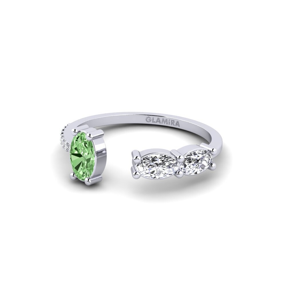 Diamante Verde Anel Farmakonisi
