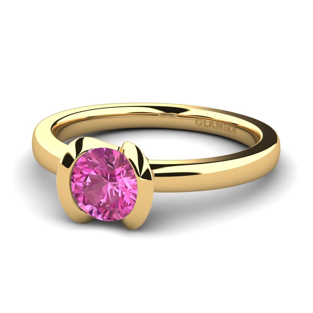 Rosa Topas Verlobungsring Farrah