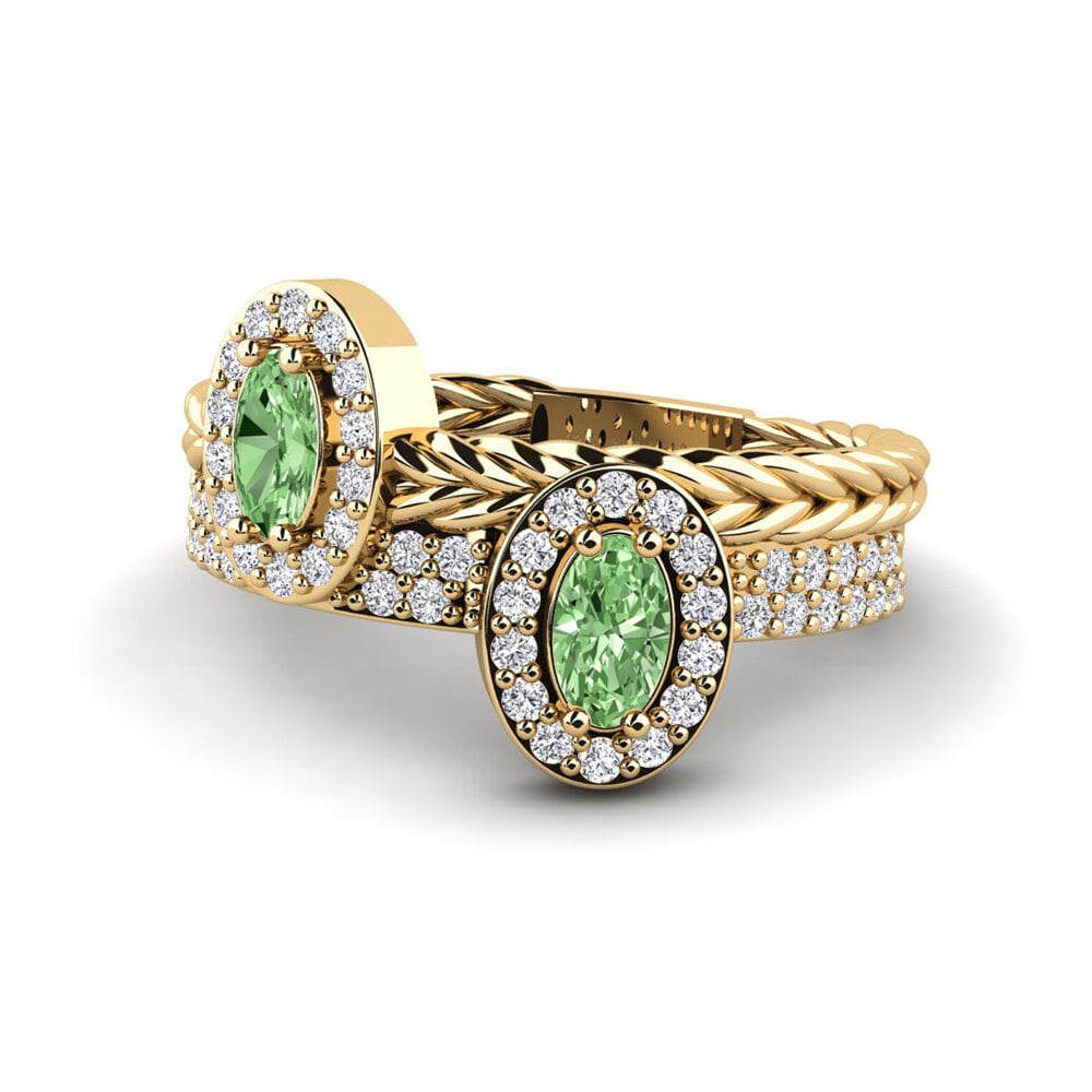 Green Diamond Ring Haydrs