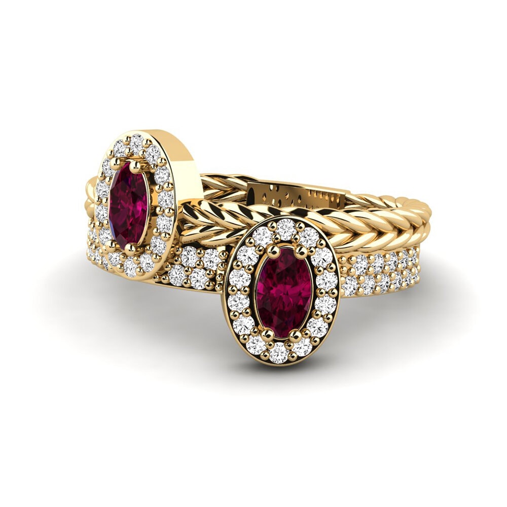 Rhodolite Garnet Ring Haydrs