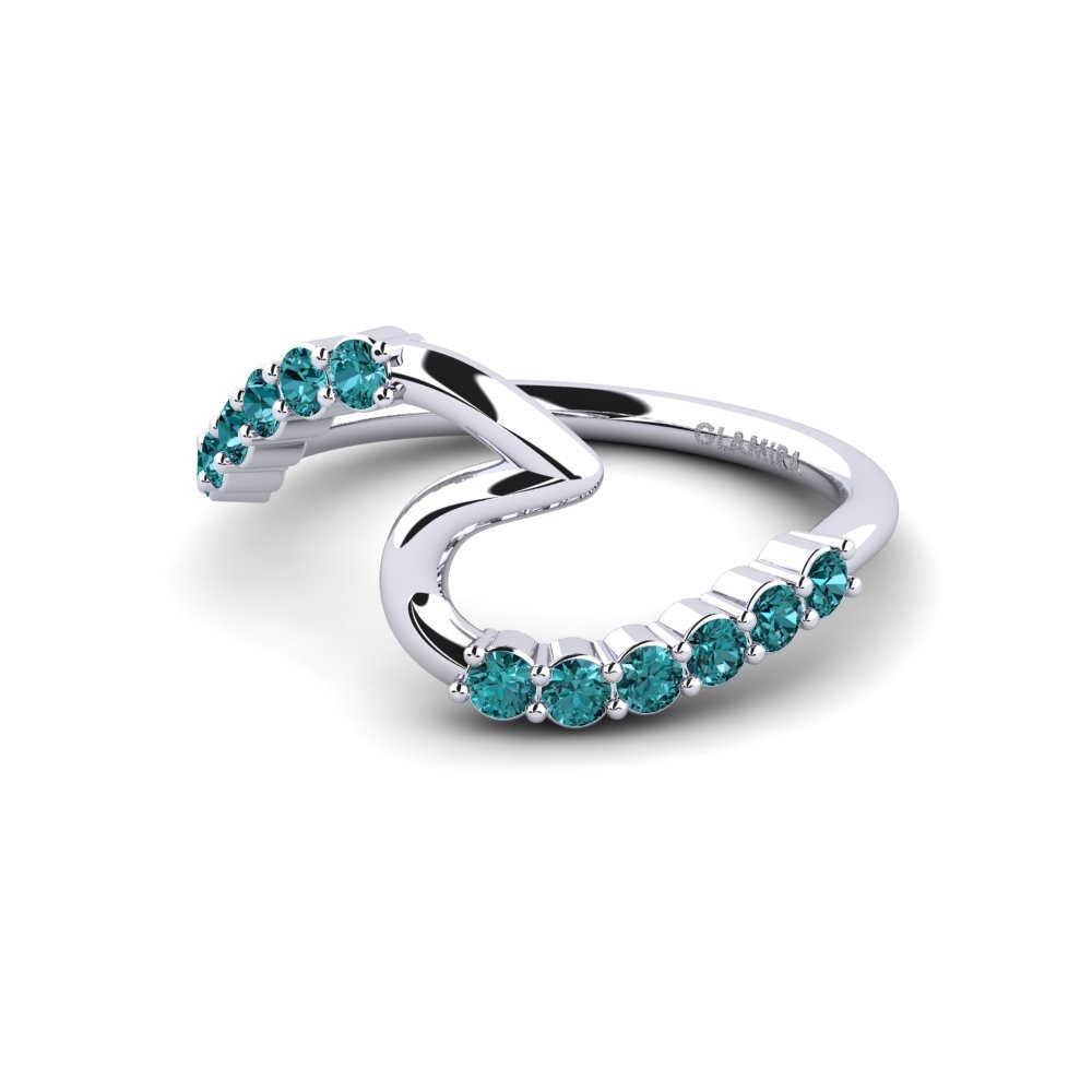 Blauer Diamant Ring Fasilosa