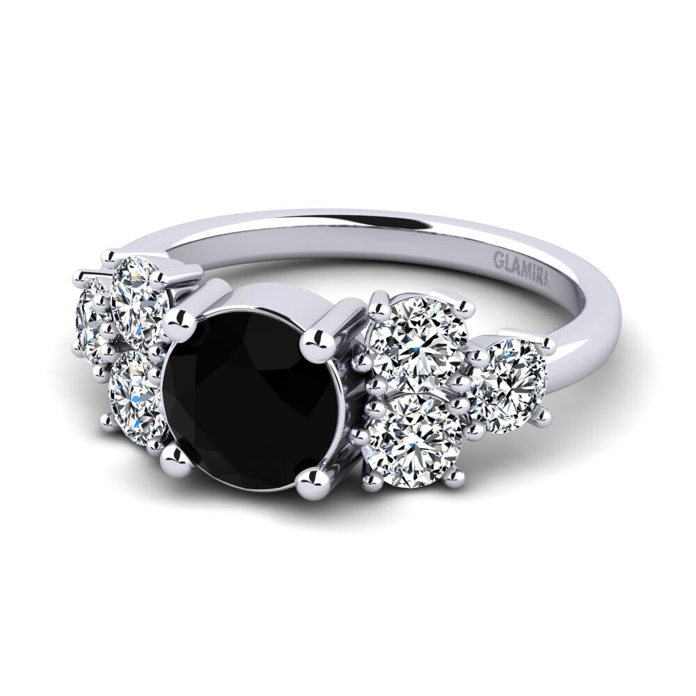 Black Onyx Women's Ring Fatond