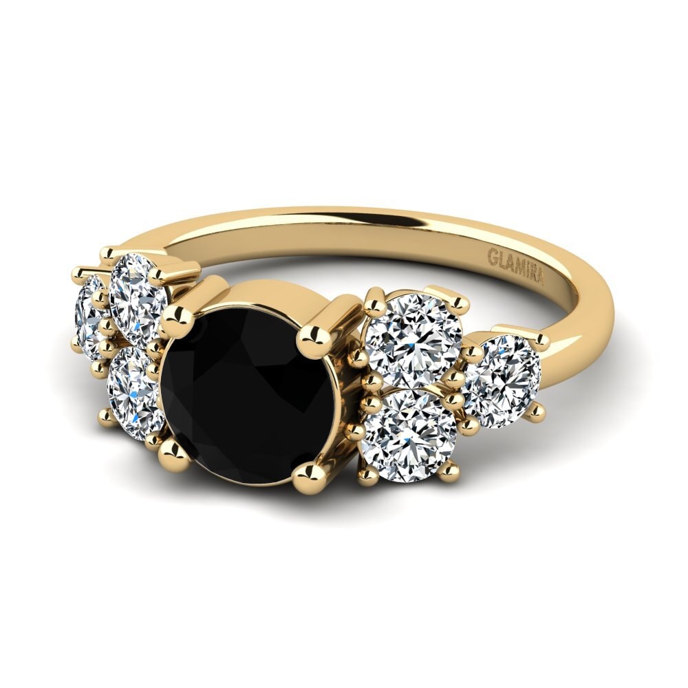 Black Diamond Women's Ring Fatond
