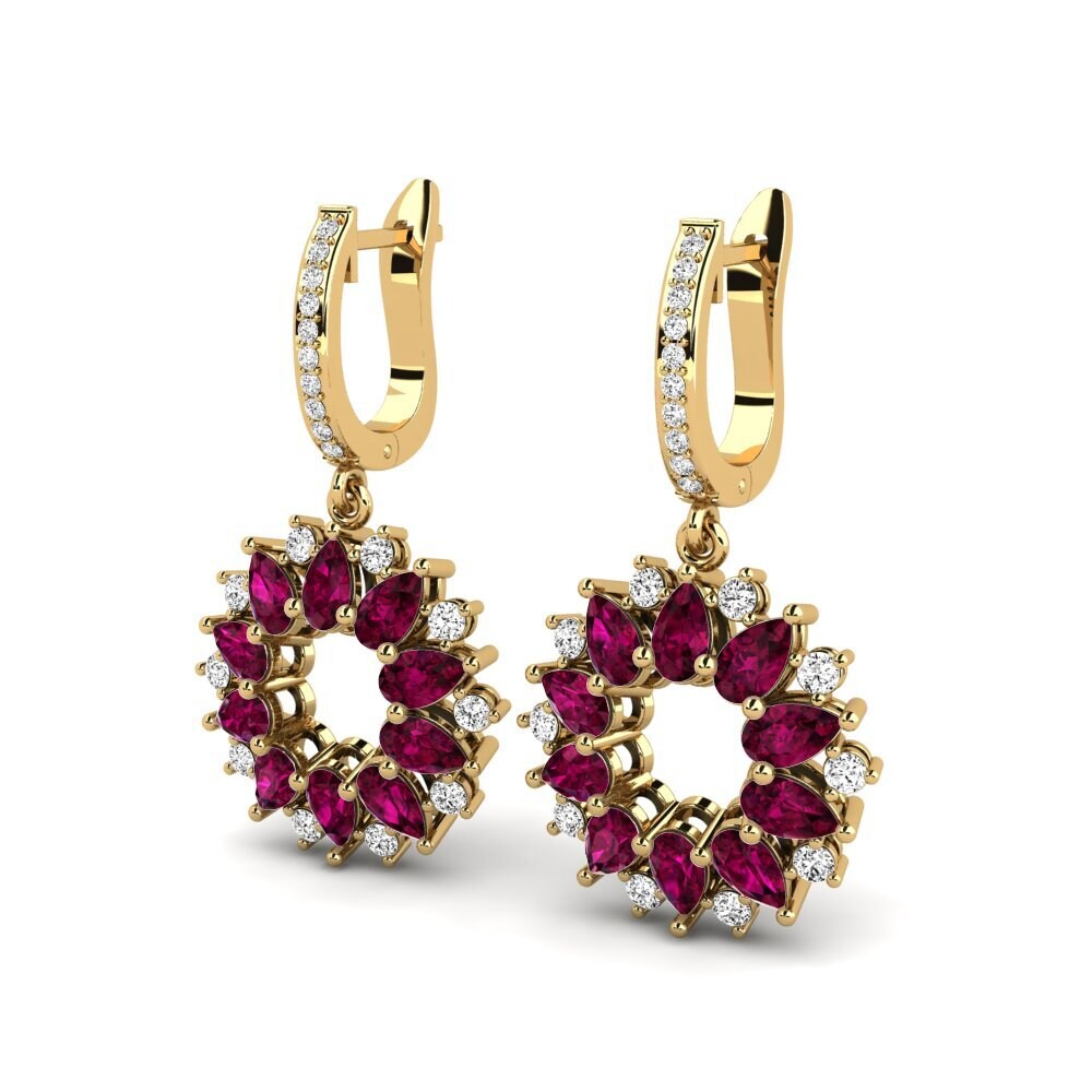 Rhodolite Garnet Women's Earring Faucher
