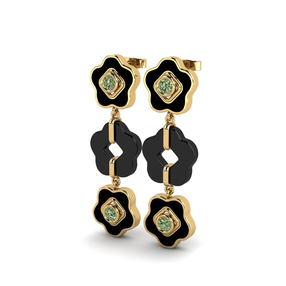 Diamante Verde Pendiente de mujer Faul