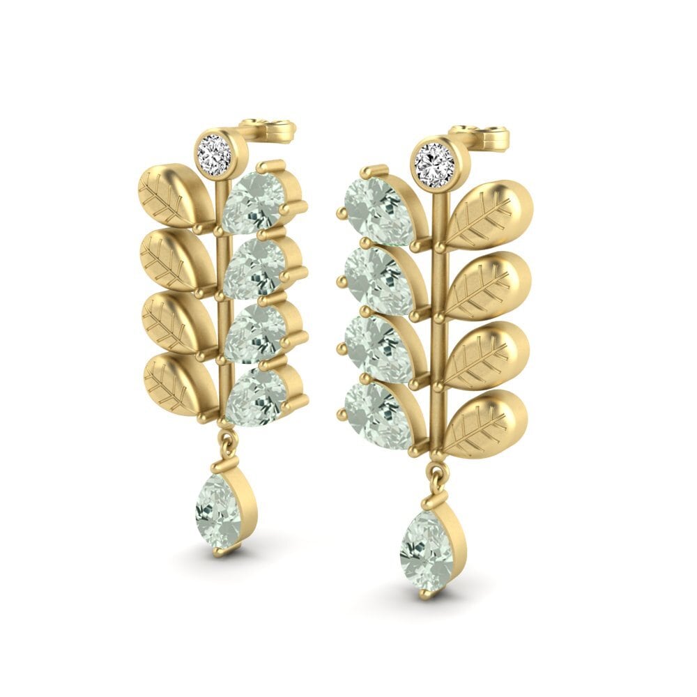 Green Amethyst Women's Earring Febril