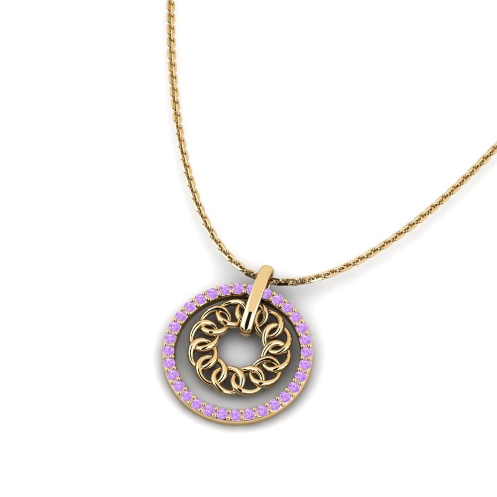 Amethyst Women's Pendant Feipa