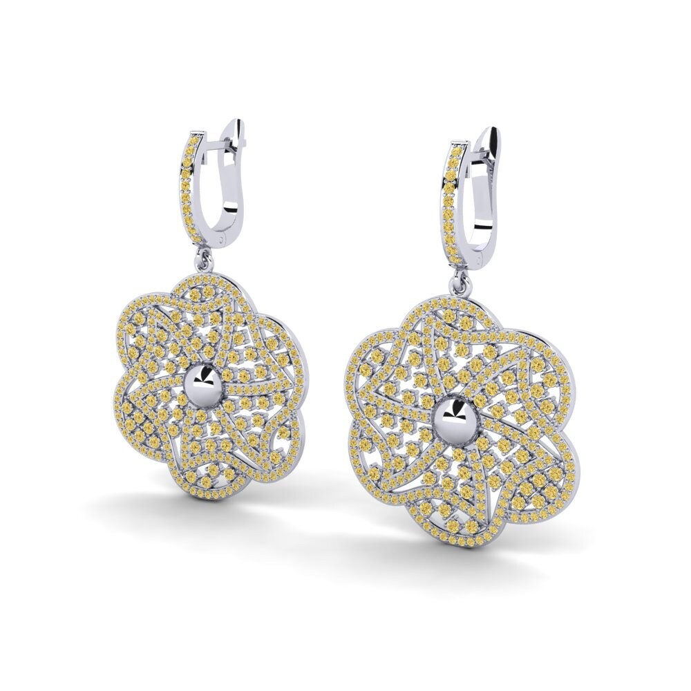 Yellow Diamond Earring Felba