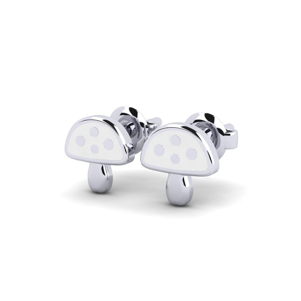 950 Platinum Kid's Earring Ferrassing