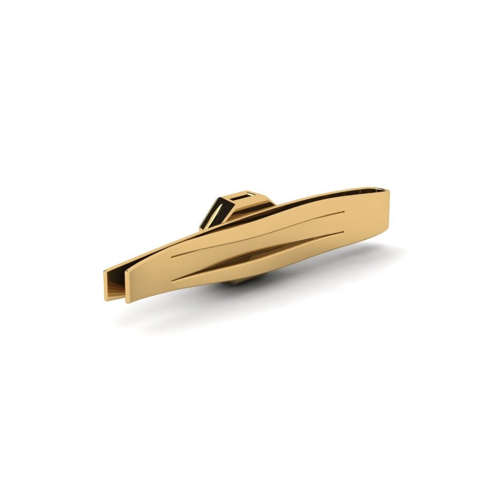 RunootPR Pince à Cravate Personnalisable – Or, Argent Ou Noir – Forme Requin – Cadeau Idéal Pour Mariage, Anniversaire Ou Fête Des Pères