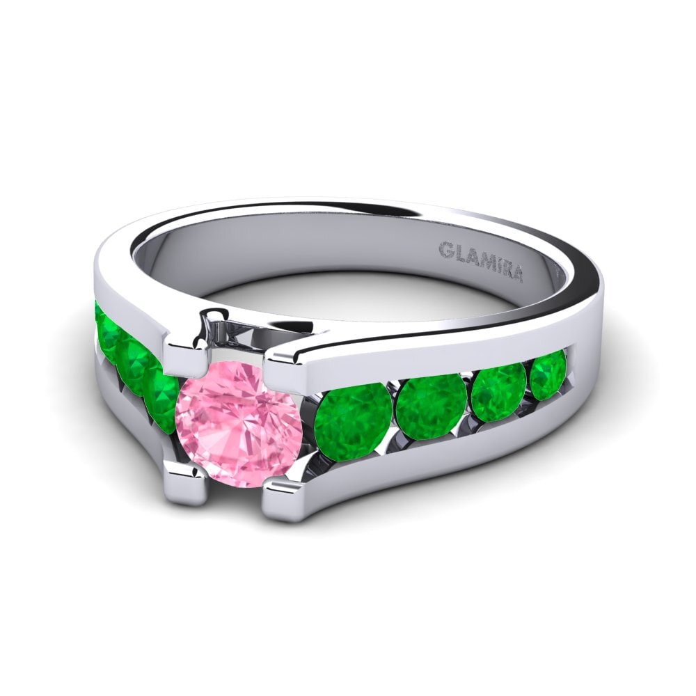 Pink Sapphire Engagement Ring Fidanka