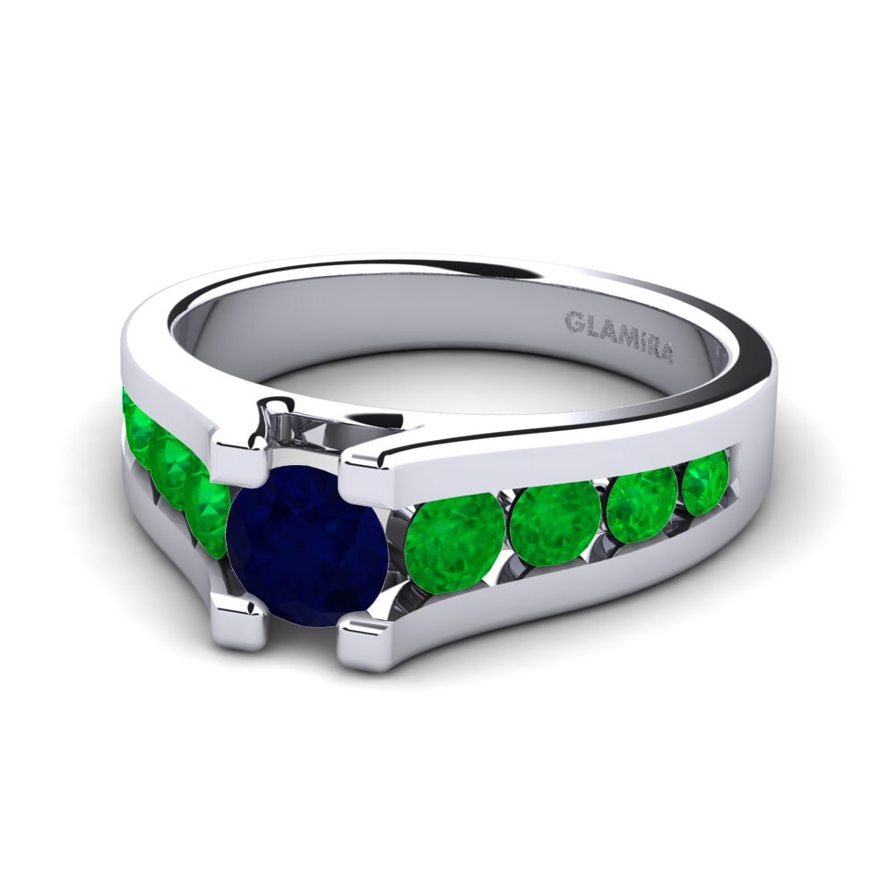 Zafiro Anillo de compromiso Fidanka