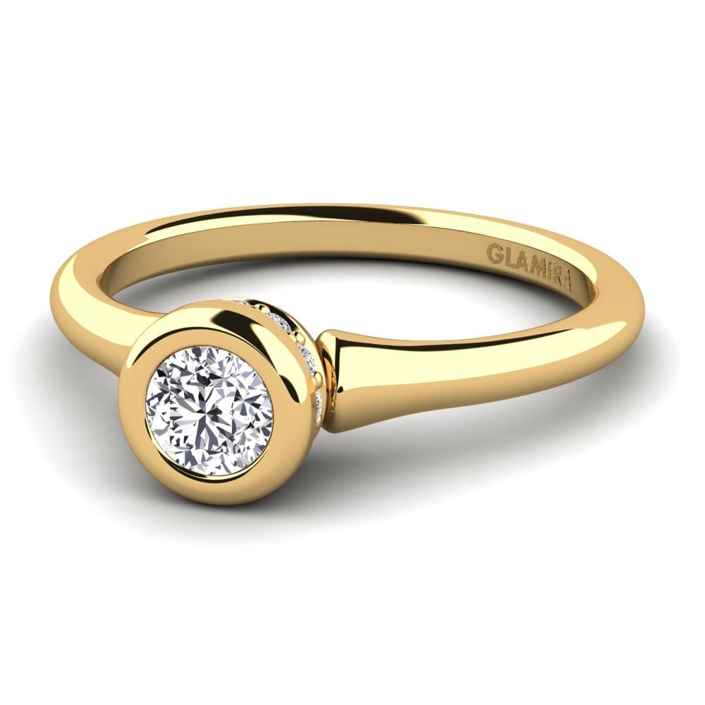 Round Engagement Ring Fidelia 0.25 crt