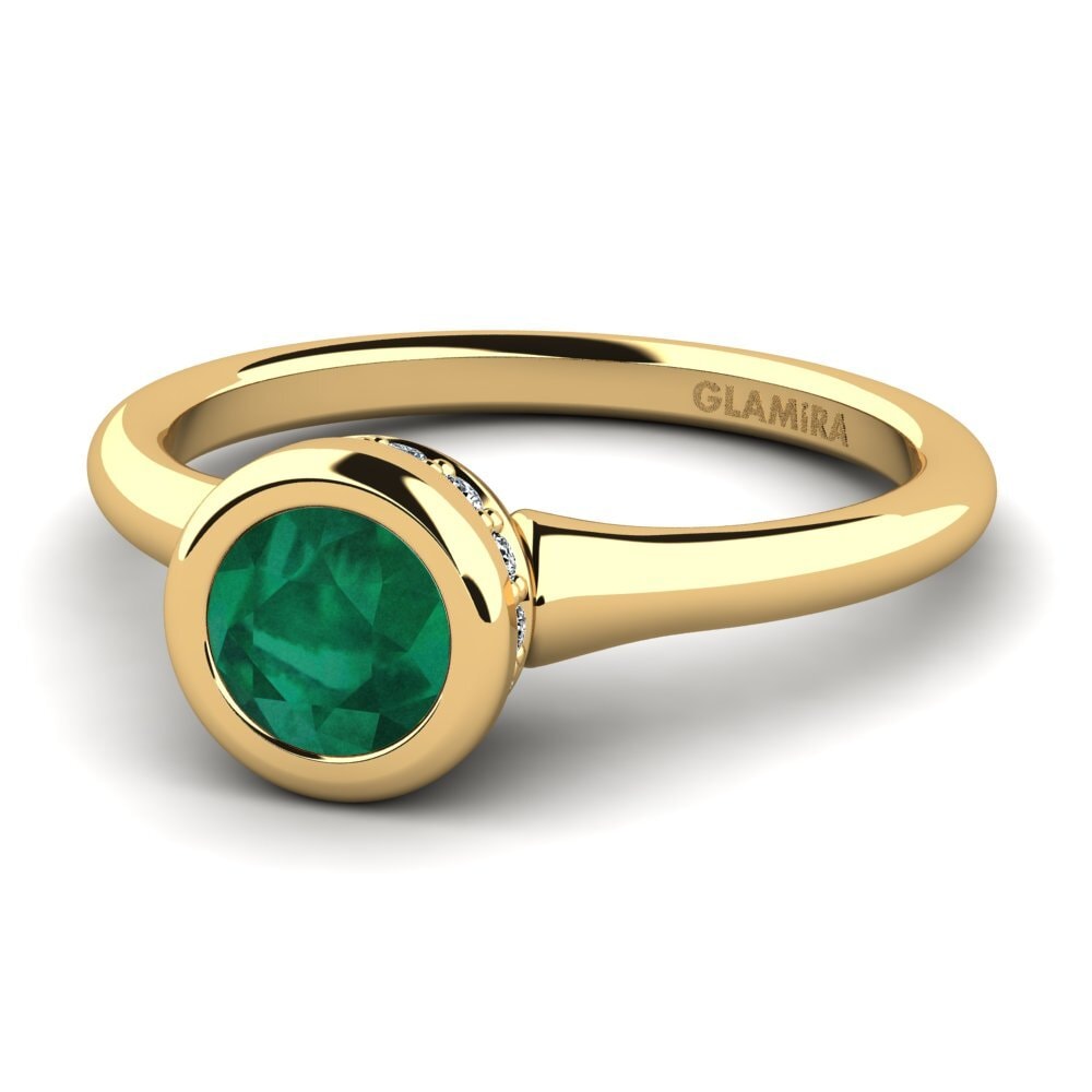 Round Engagement Ring Fidelia 0.5 crt
