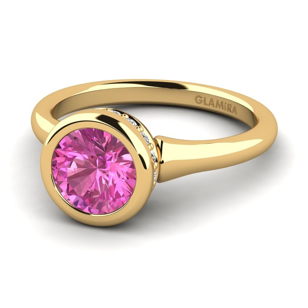 Rosa Topas Forlovelsesring Fidelia 1.0 crt
