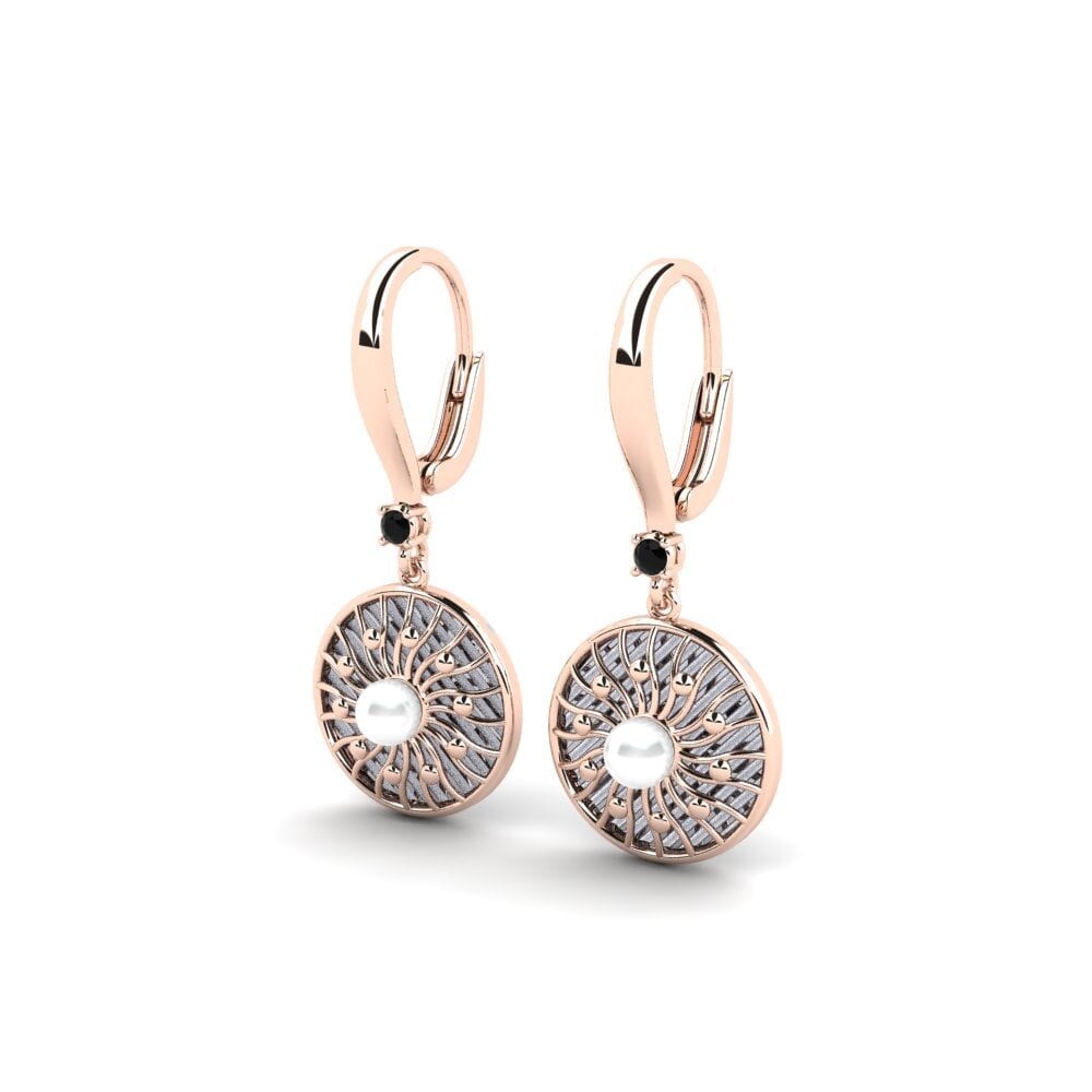 Saphir noir Boucle d'oreille femme Filanir