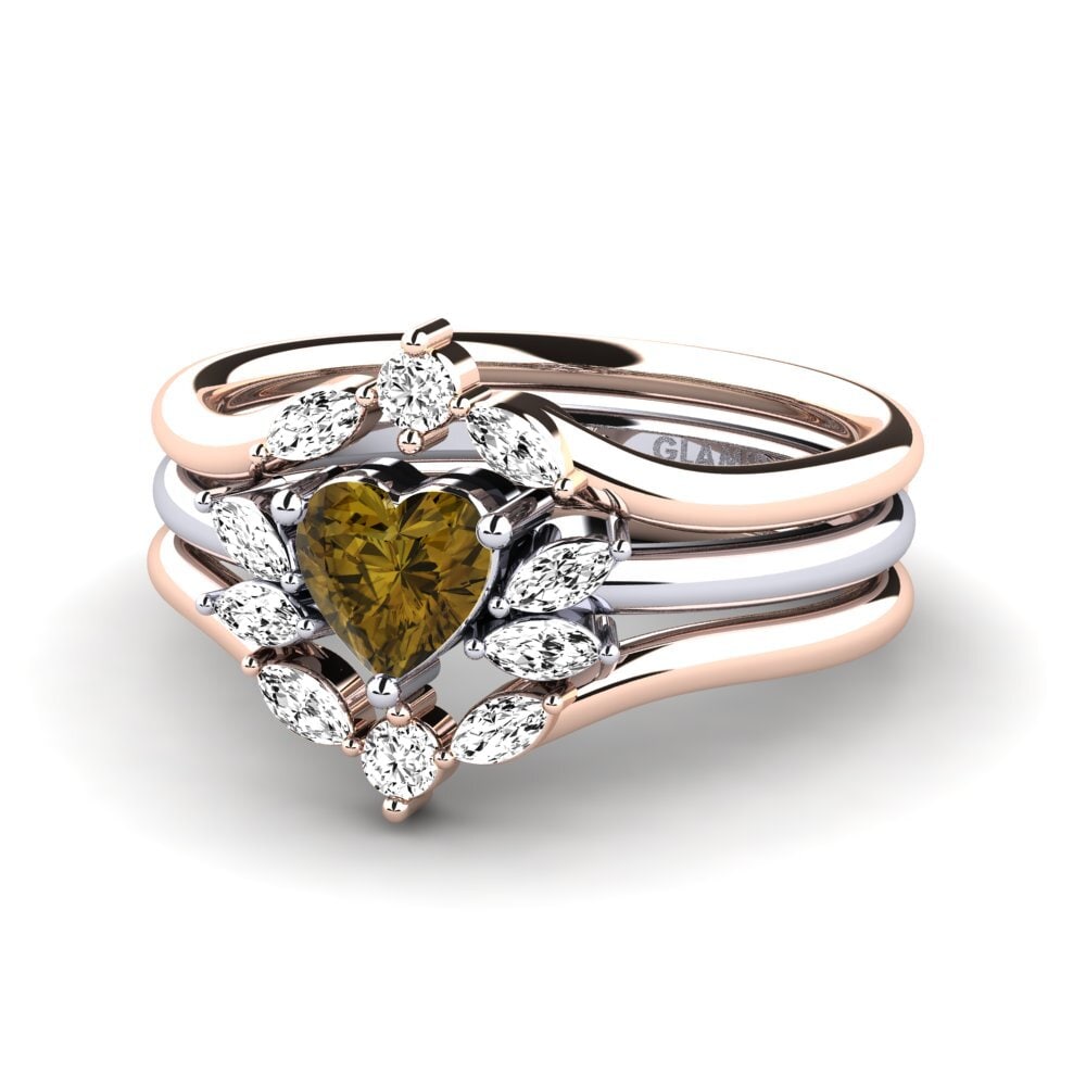 Circón Marrón Anillo Finam SET