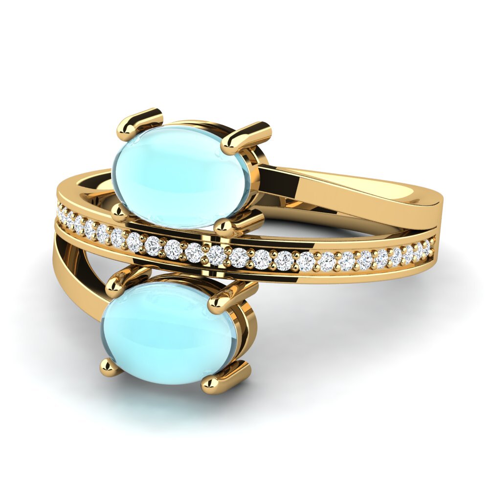 Cabochon Aquamarin Ring Fiorentina