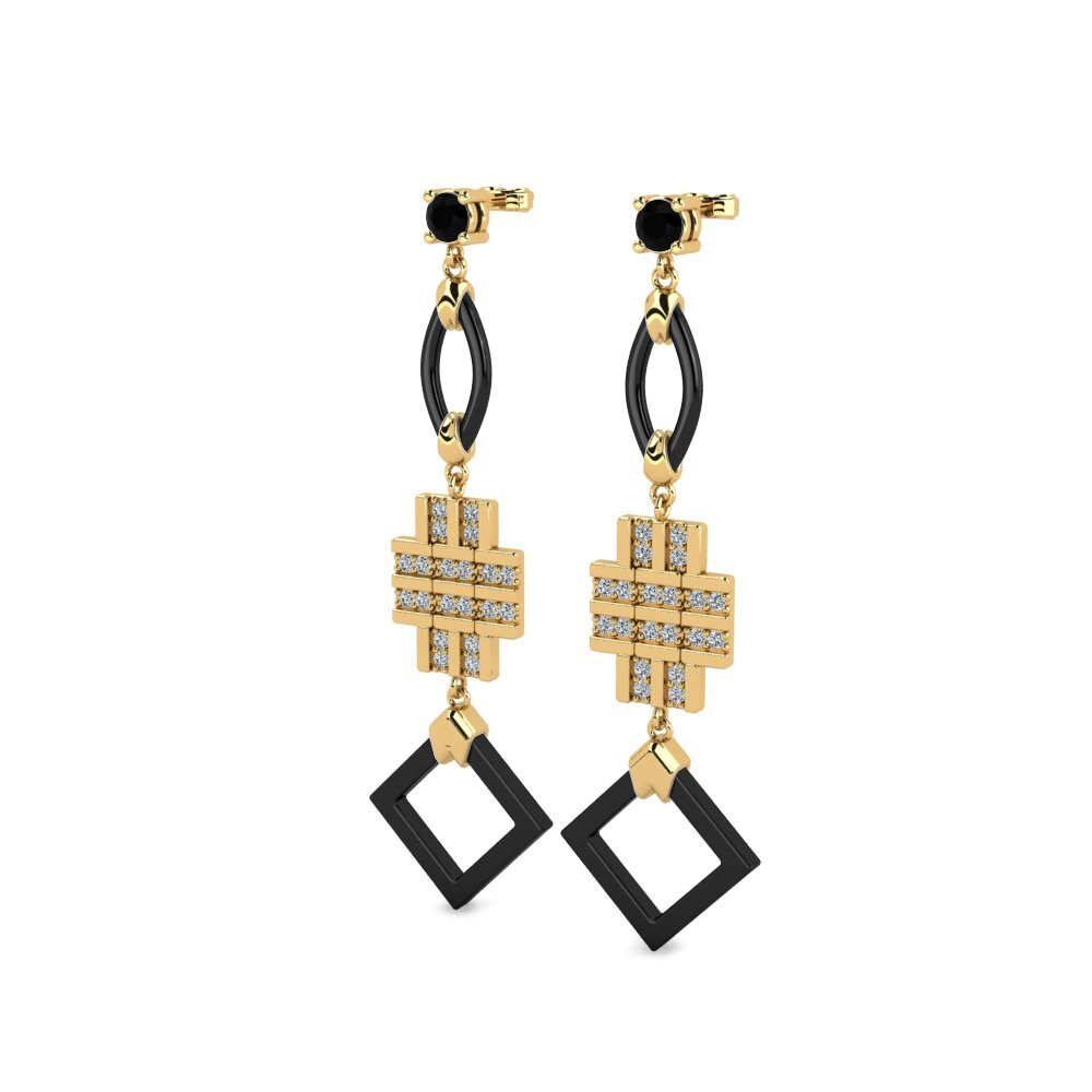 Black Onyx Women's Earring Fitnete