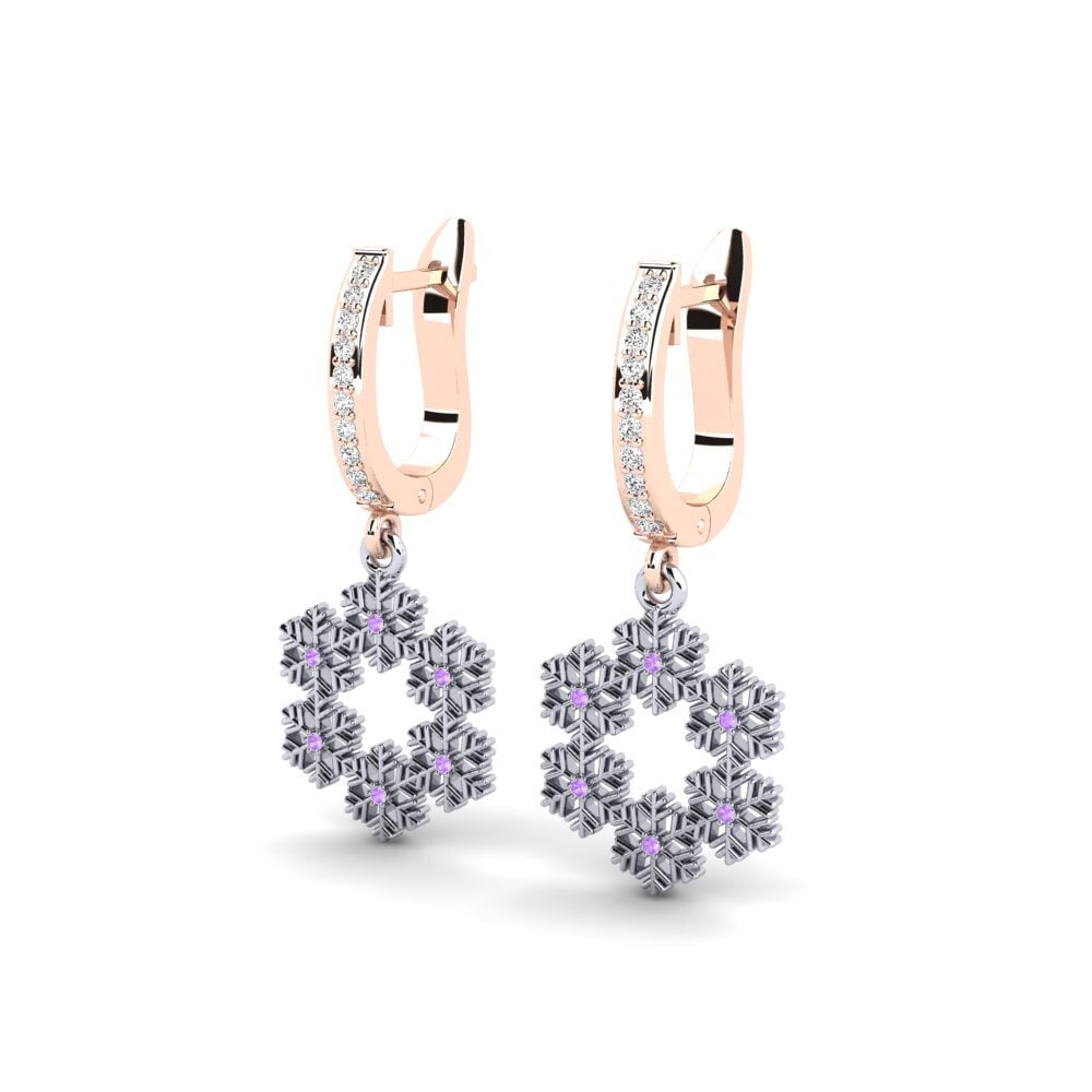 Amethyst Earring Fitted