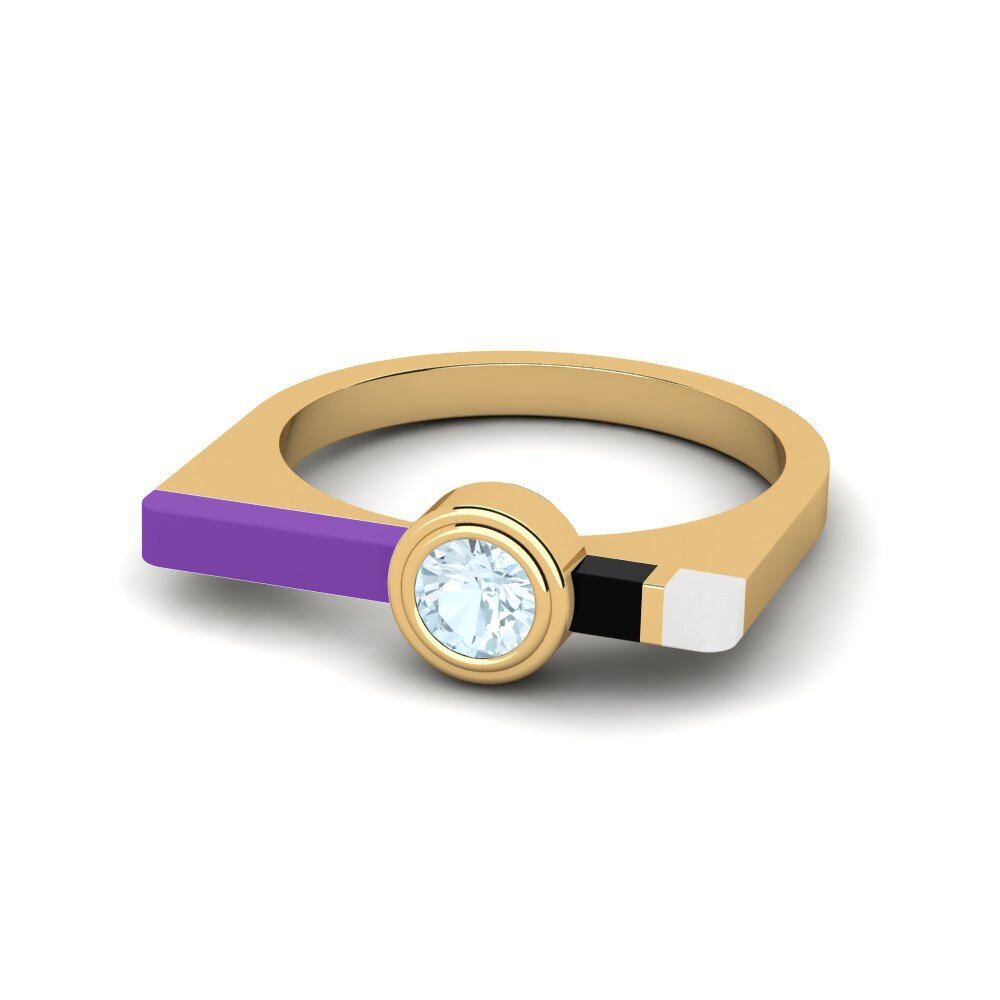 Gelbgold 375 Ring Fjel