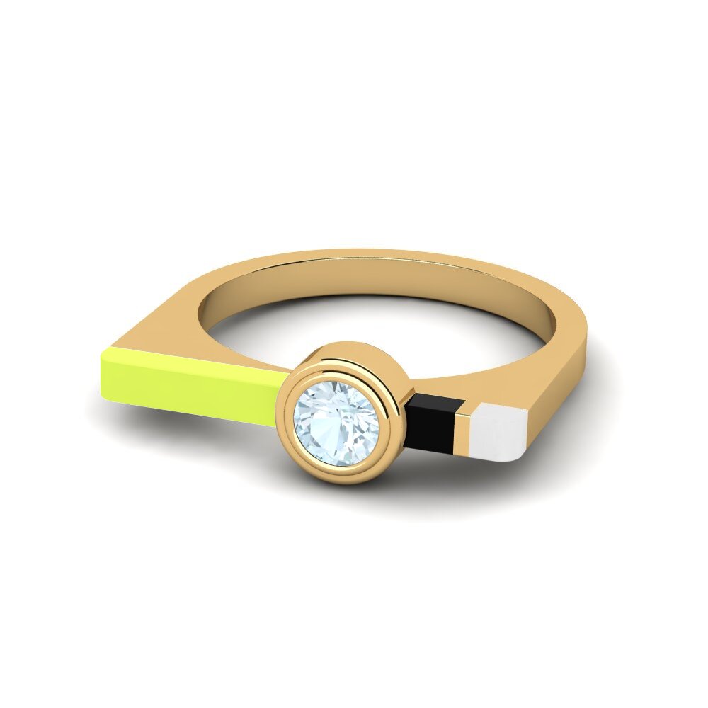 Gelbgold 585 Ring Fjel