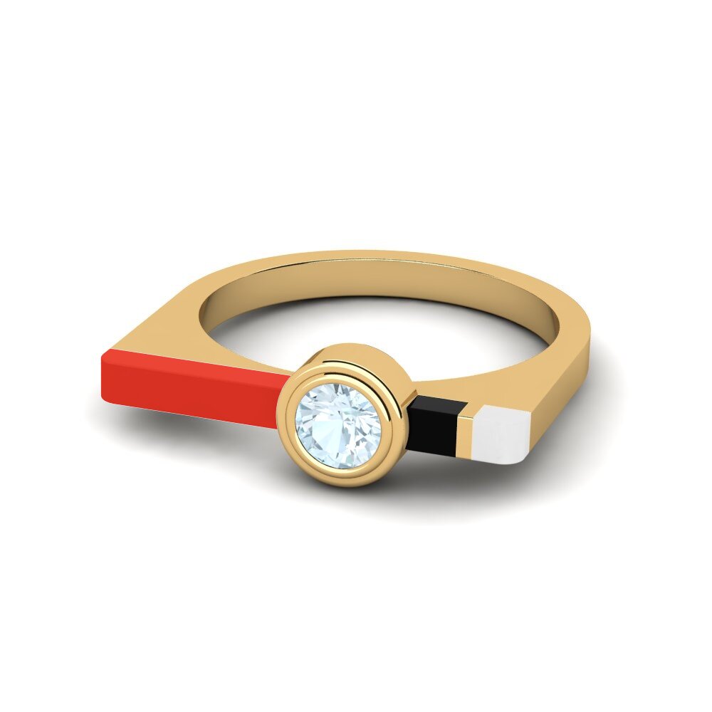 9ct Yellow Gold Ring Fjel