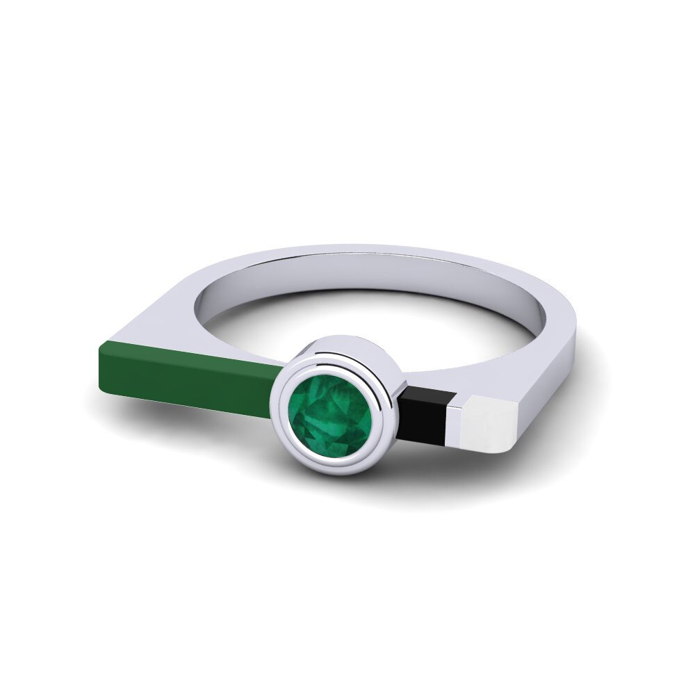 Smaragd Ring Fjel