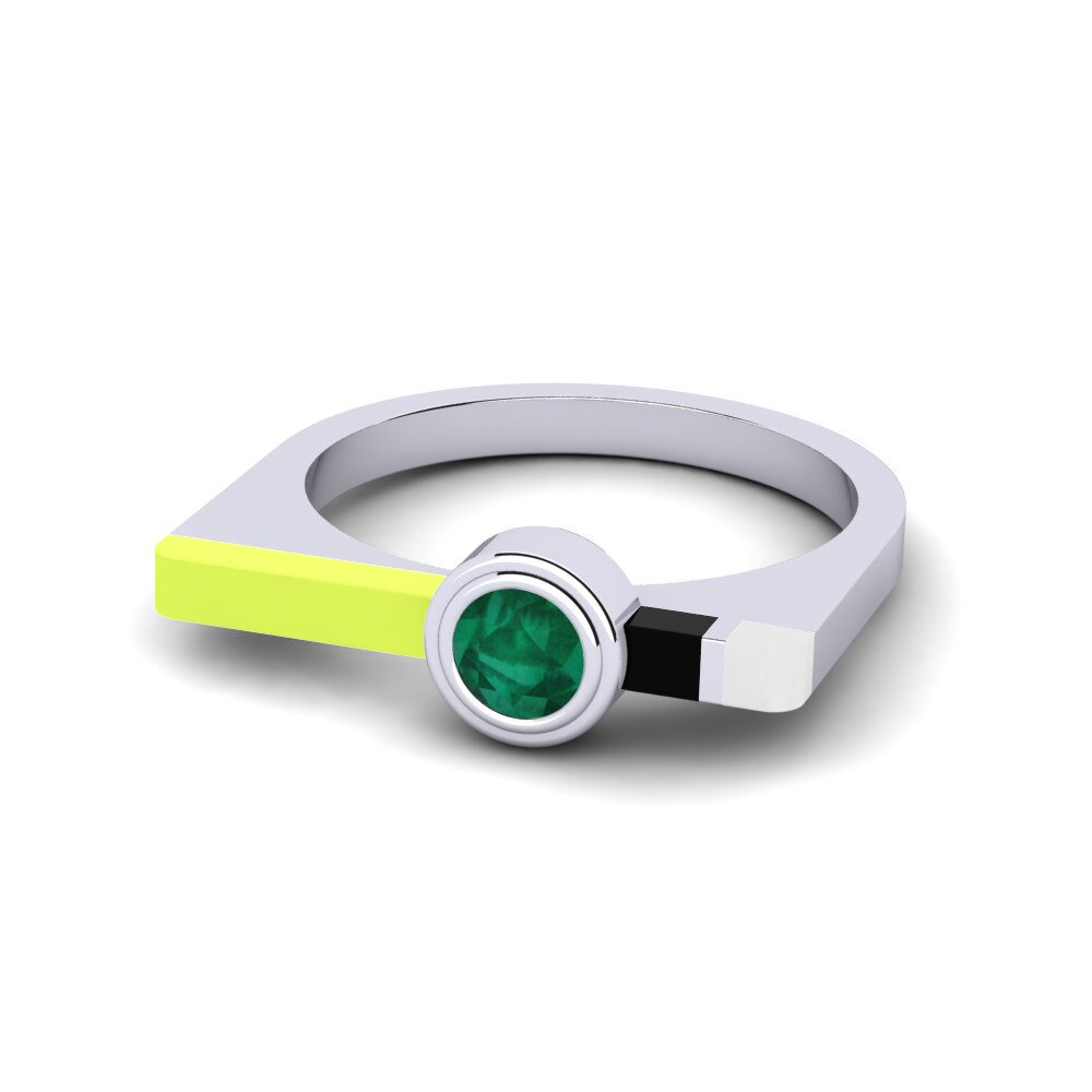 Smaragd Ring Fjel