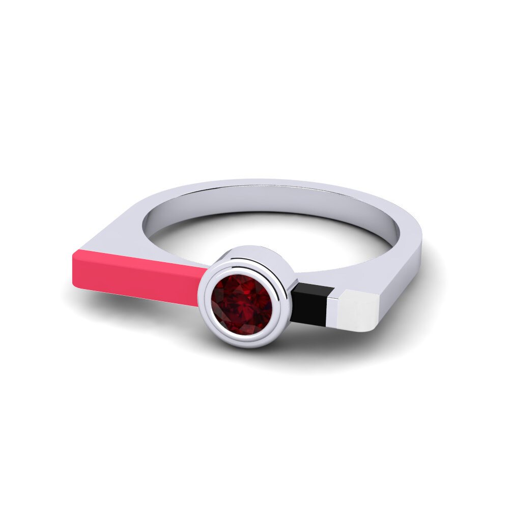 Granat Ring Fjel