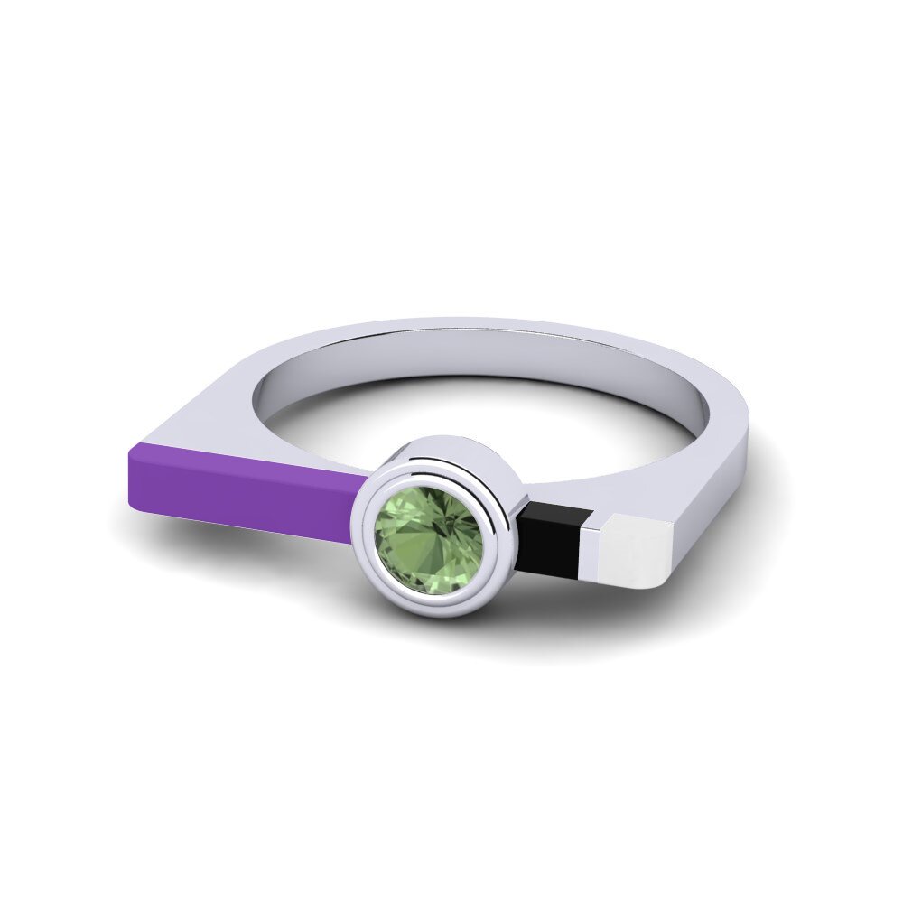 Grüner Saphir Ring Fjel