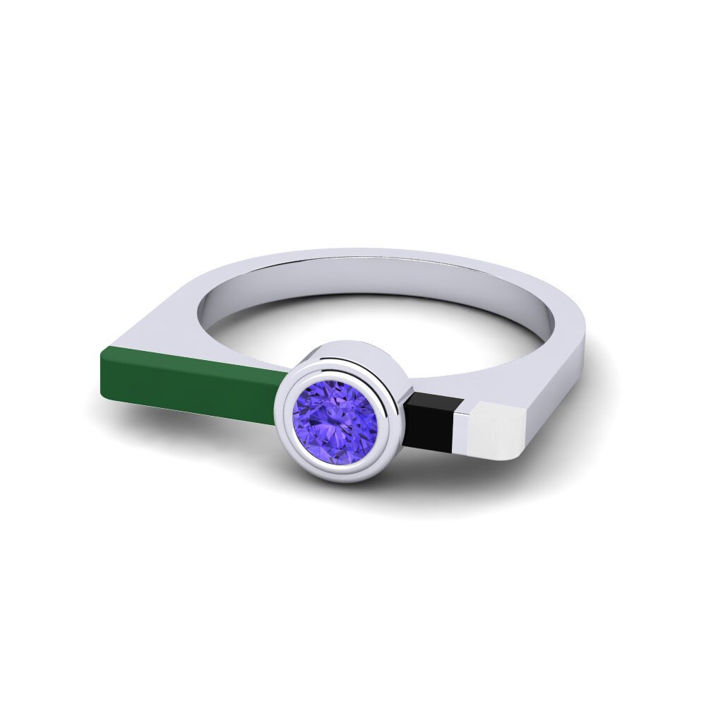 Tansanit Ring Fjel