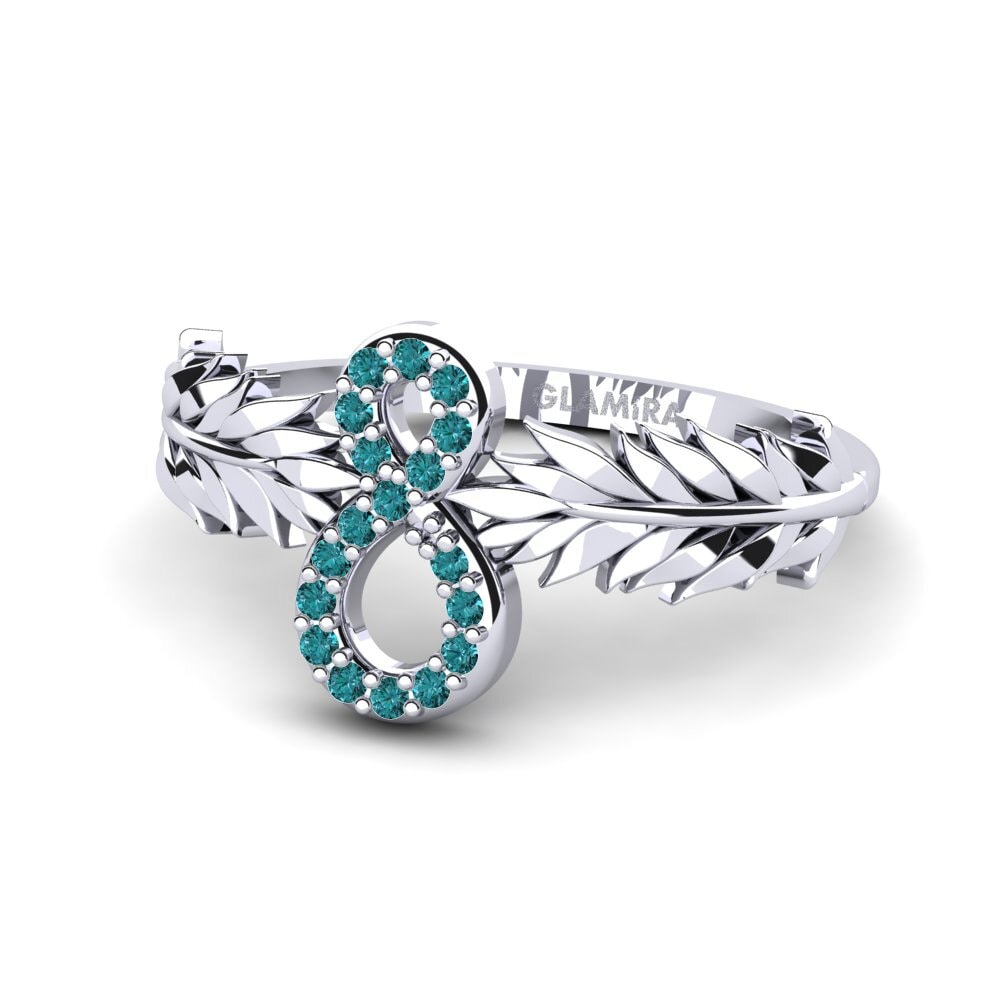 Blauer Diamant Ring Flaks
