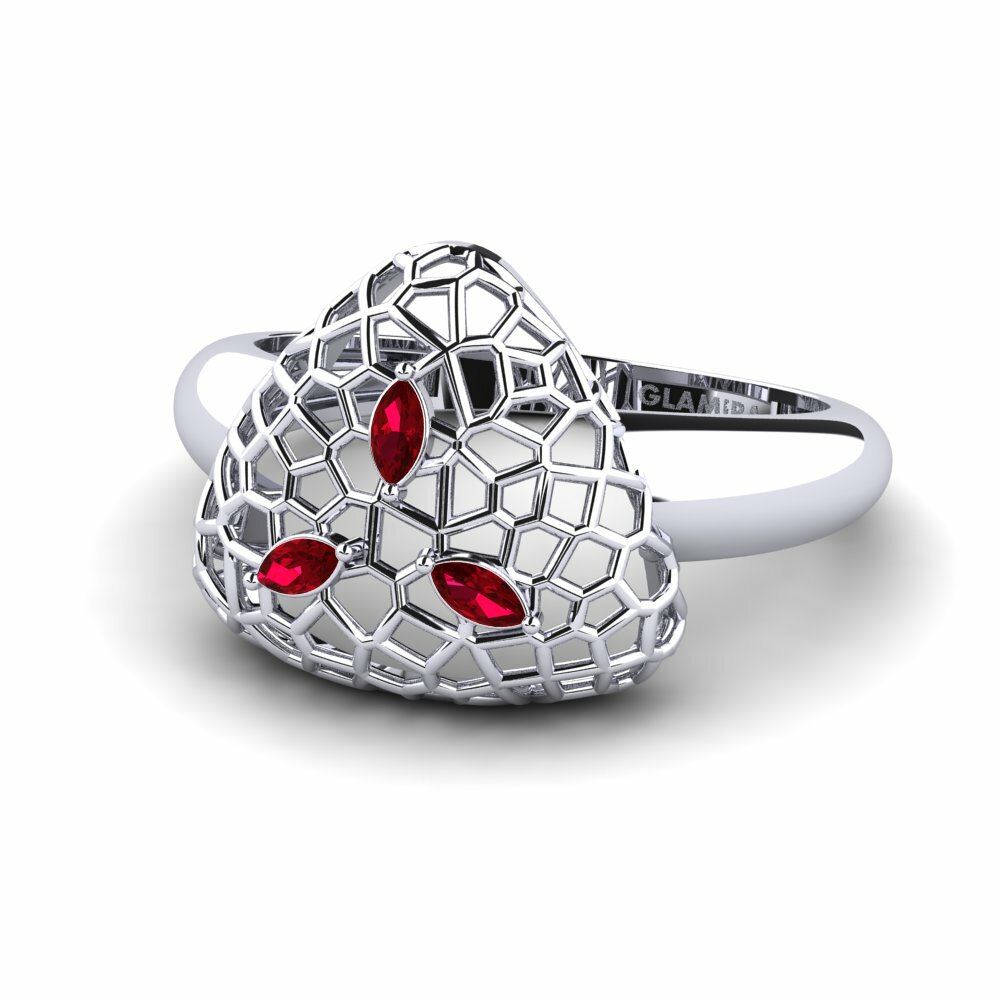 ruby-zirconia Cincin Flantoba