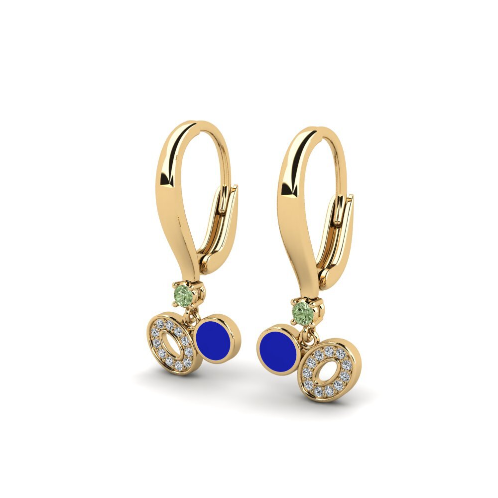 Diamante Verde Orecchino da donna Flaudien