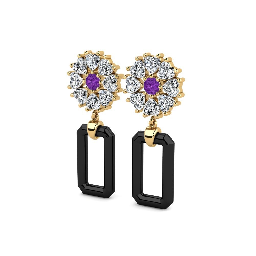 Amethyst Women's Earring Fleenor