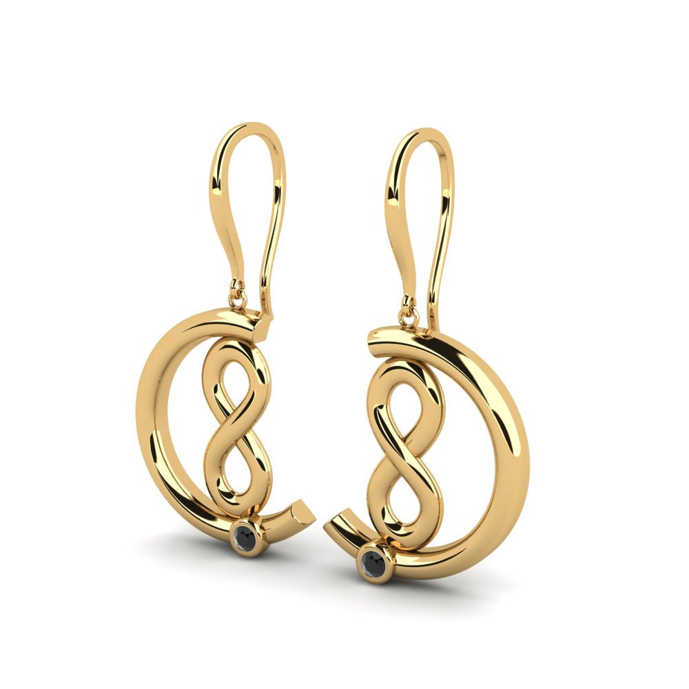 Black Sapphire Women's Earring Flock
