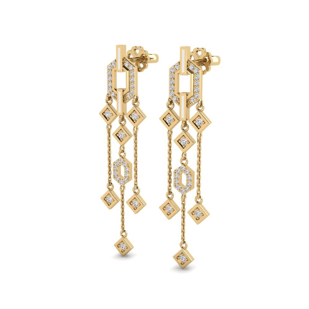 Diamond Women's Earring Fluidity