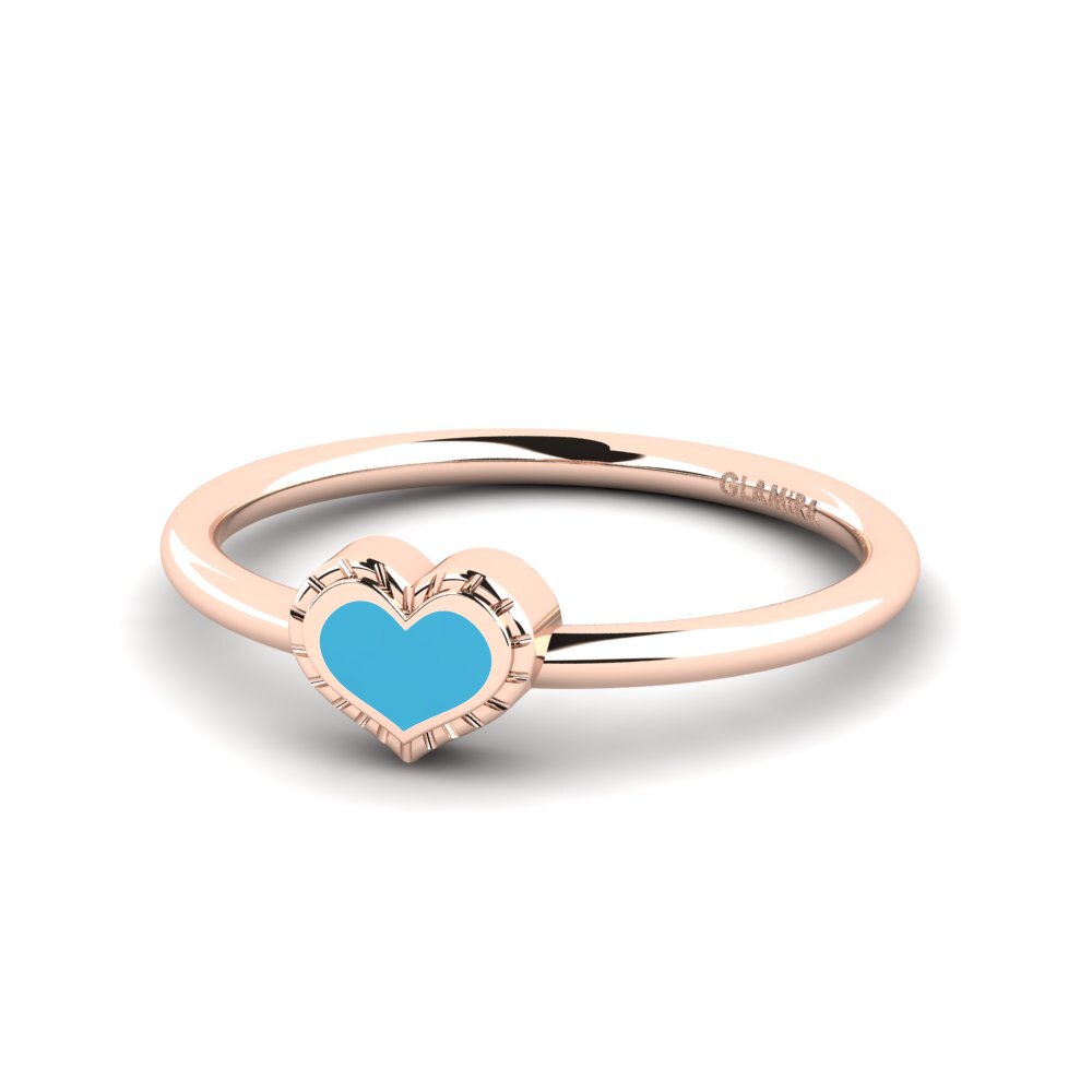 Rotgold 585 Ring Foiled