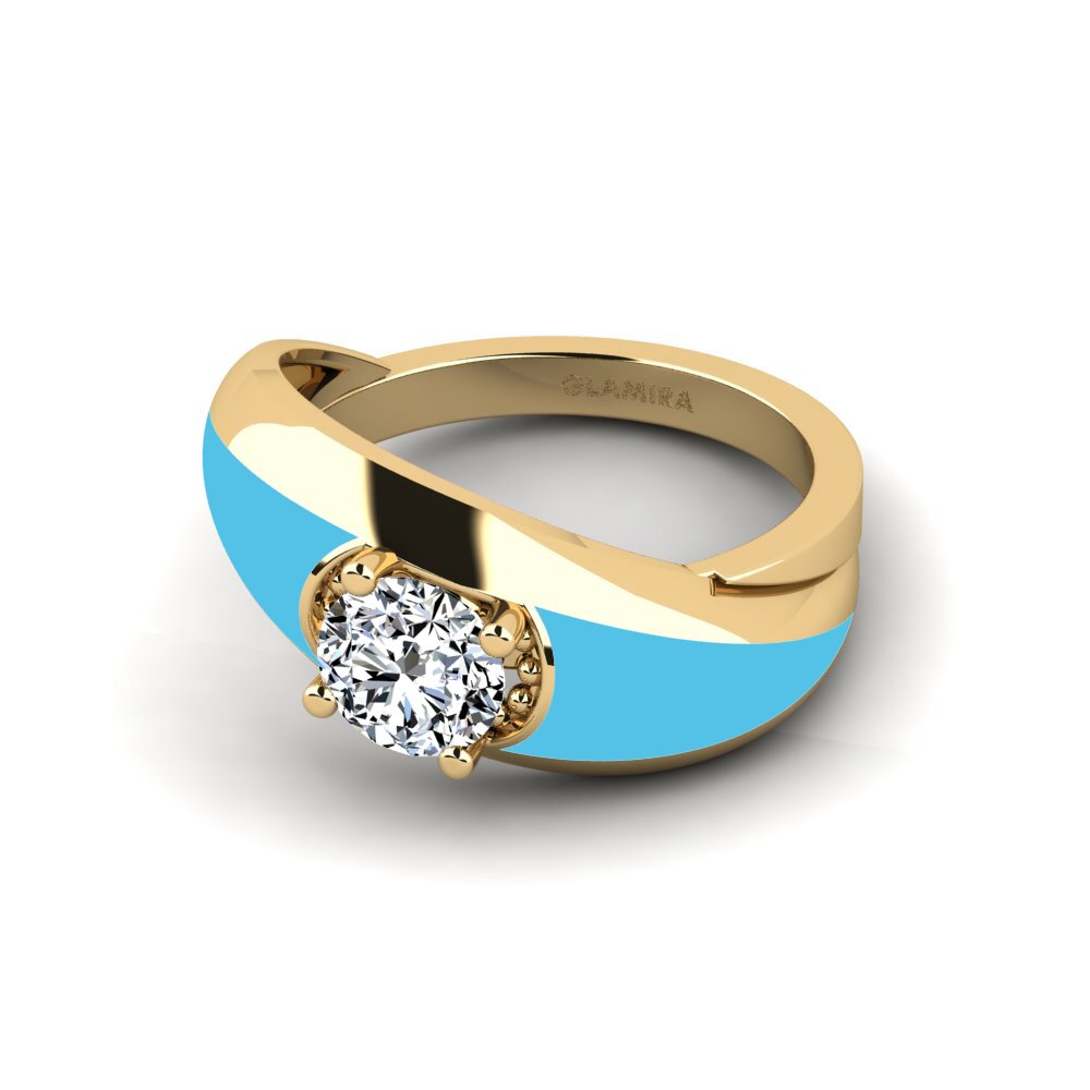Gelbgold 375 Ring Foldent