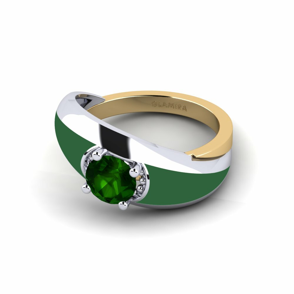 Green Tourmaline Ring Foldent