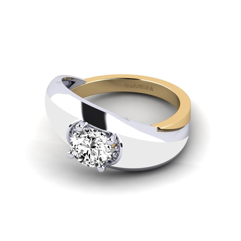 Moissanit Ring Foldent