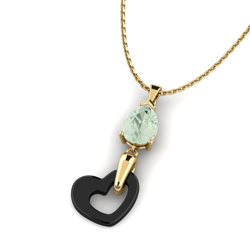 Amatista verde Colgante de Mujer Folkerts