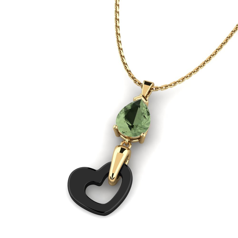 Zafiro Verde Colgante de Mujer Folkerts