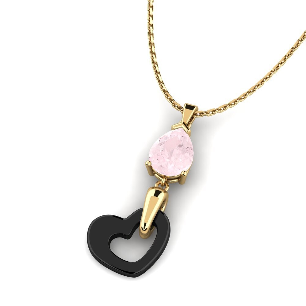 Cuarzo rosa Colgante de Mujer Folkerts