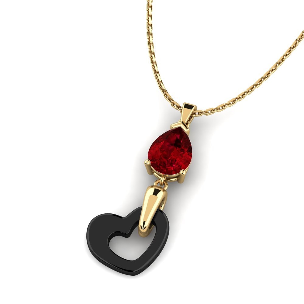 Circonita Roja Colgante de Mujer Folkerts