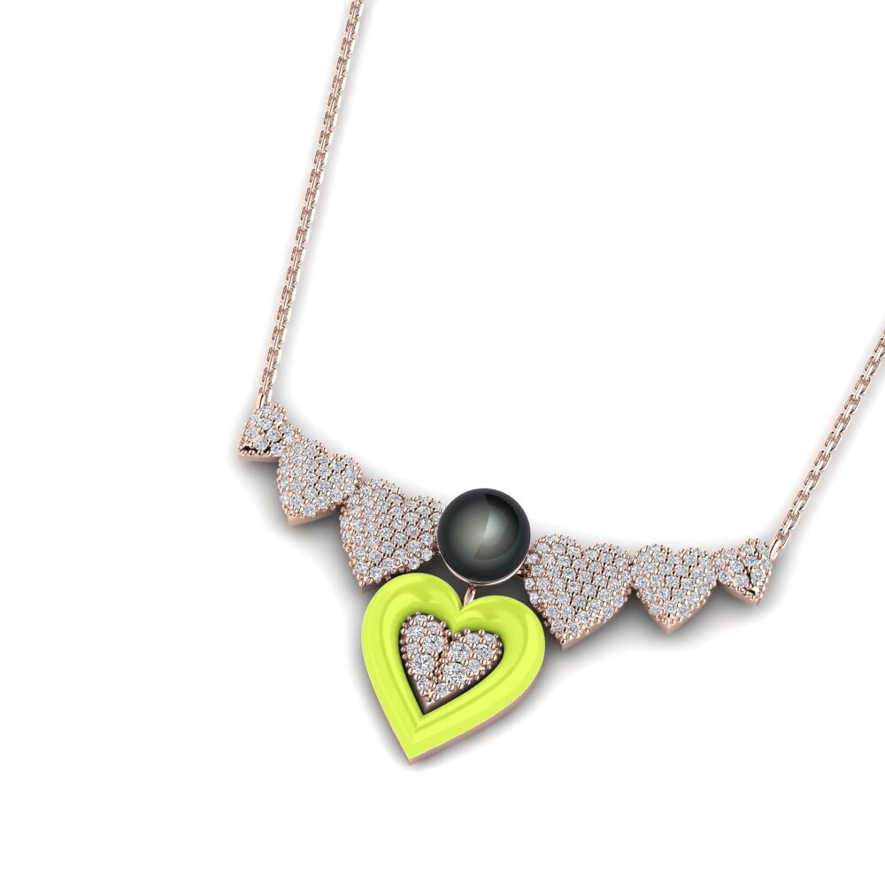 14ct Rose Gold Women's Necklace Followme