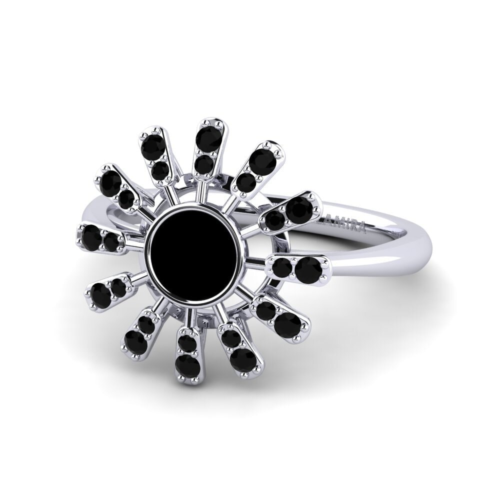 Black Sapphire Ring Foma